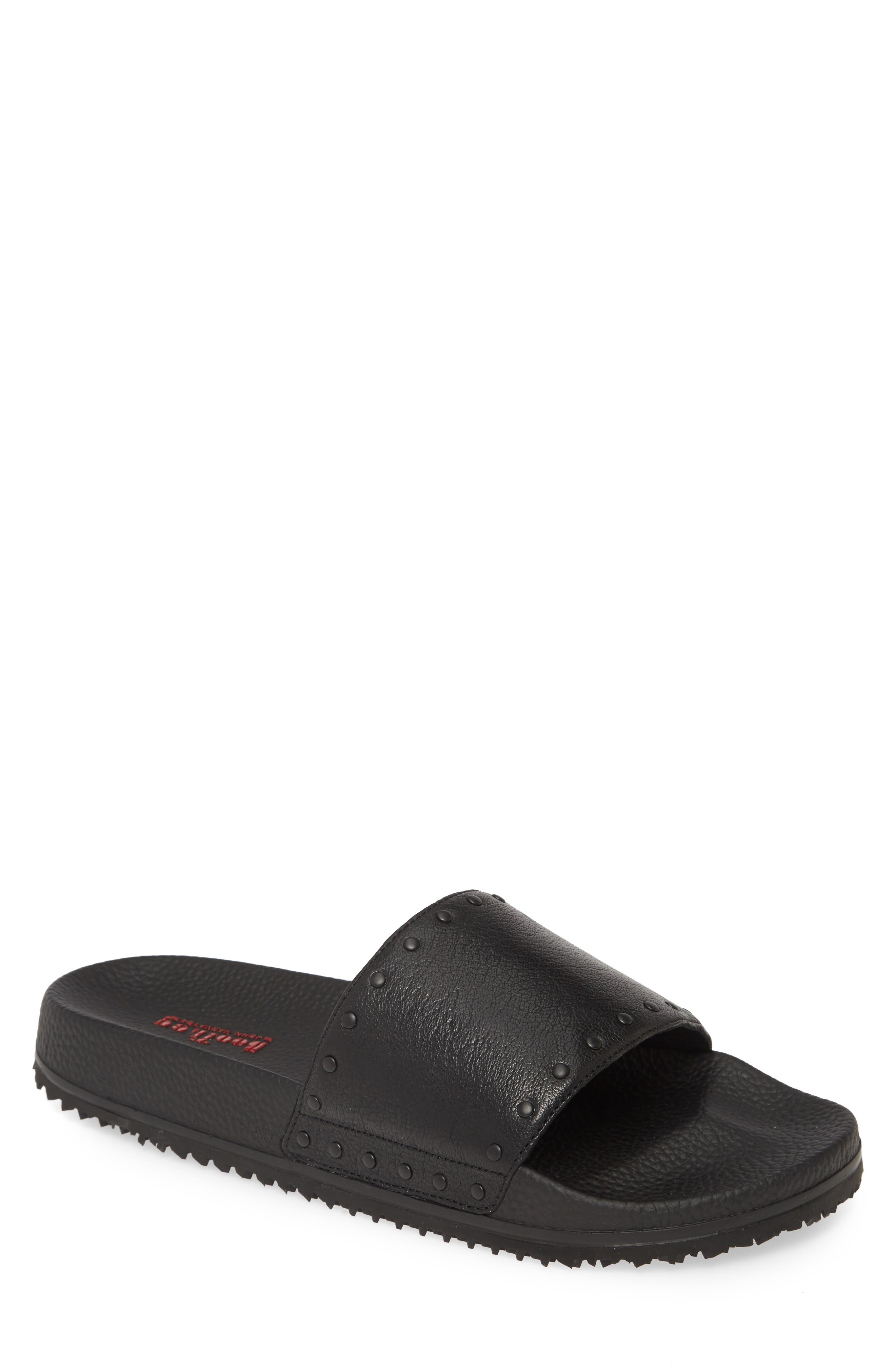 Bootleg by John Varvatos John Varvatos Star USA Studded Slide Sandal, Main, color, 