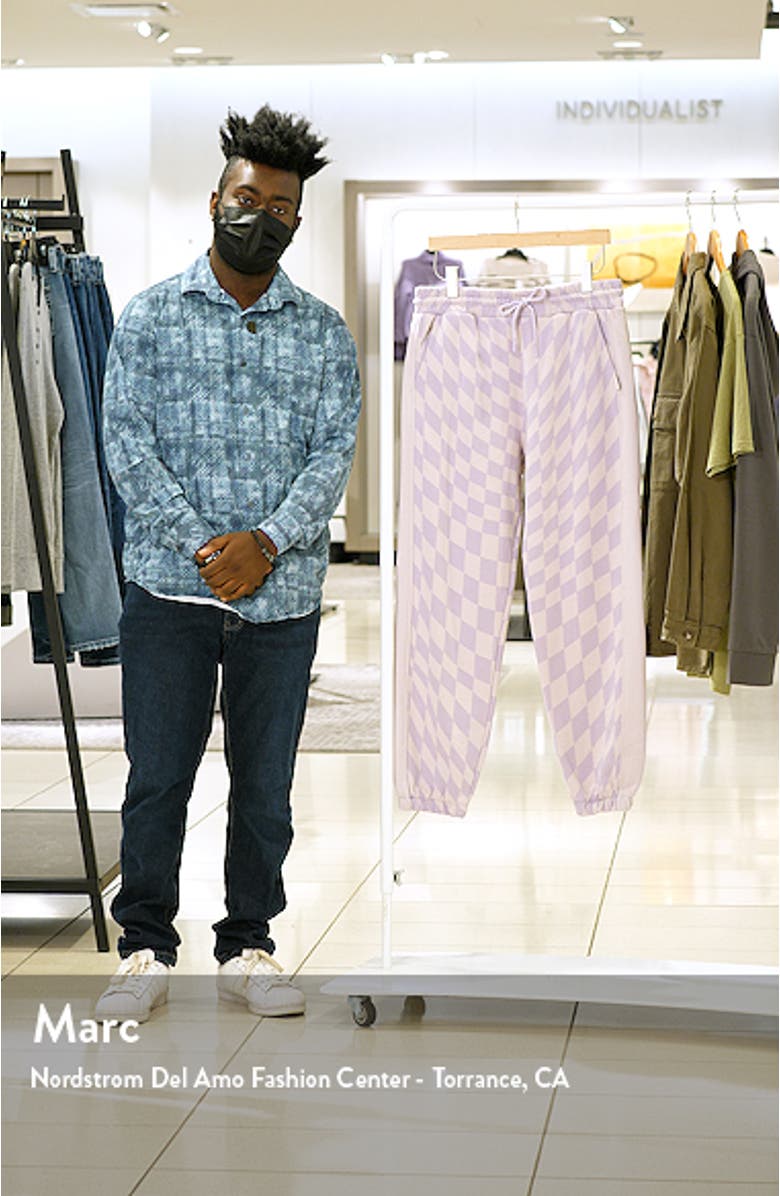 Oversized Checkerboard Joggers, sales video thumbnail