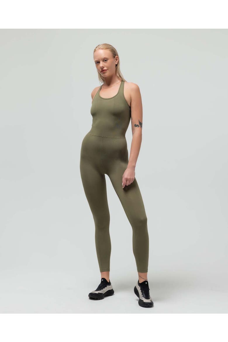 The Bodysuit With The Keyhole Back, Alternate, color, OLIVE