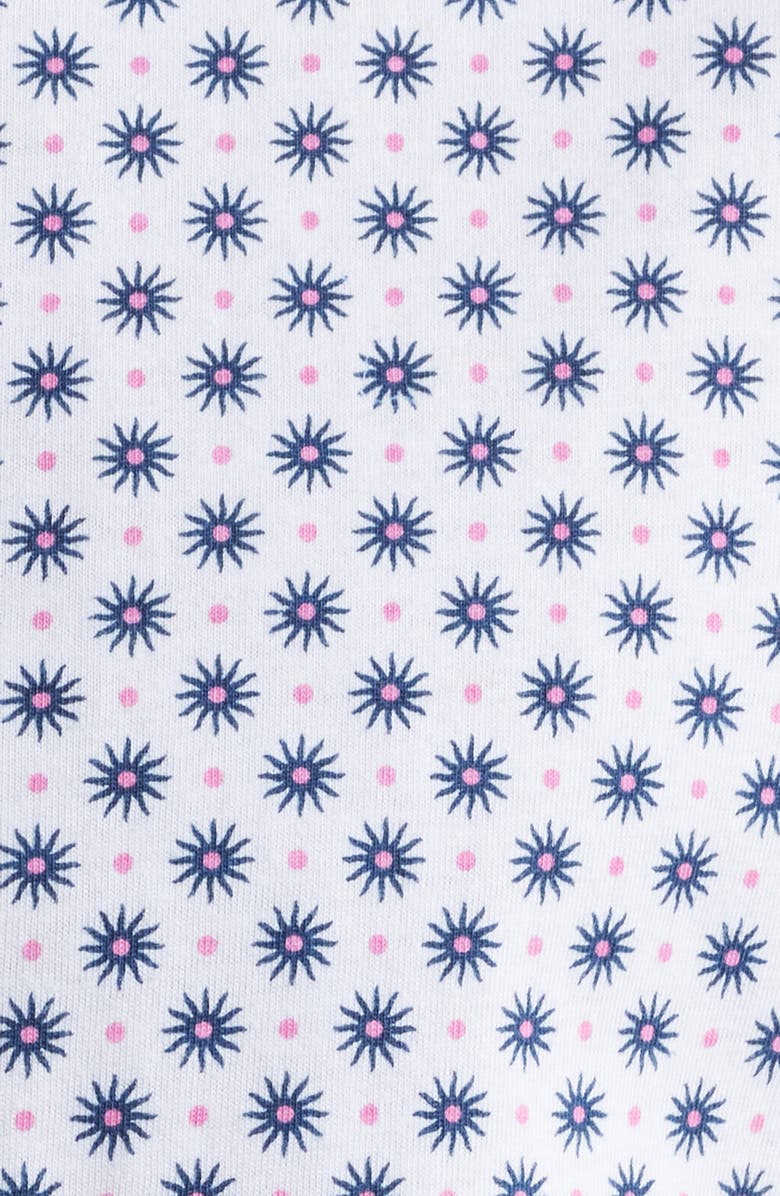 Stone Rose Solar Eclipse Performance Short Sleeve Button-Up Shirt, Alternate, color, 