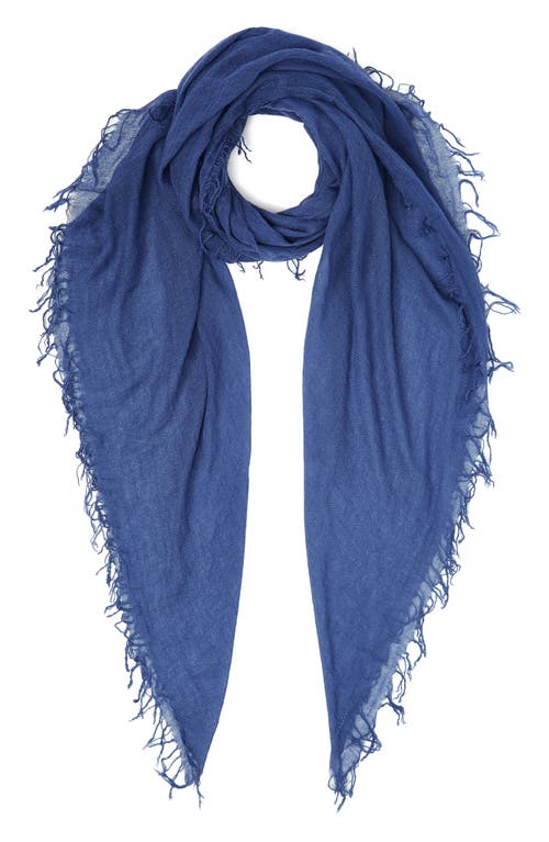 Chan Luu Fringe Cashmere & Silk Scarf in Indigo  product