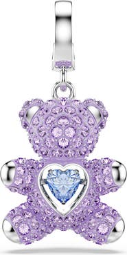 Swarovski Idyllia Crystal Teddy Bear Charm