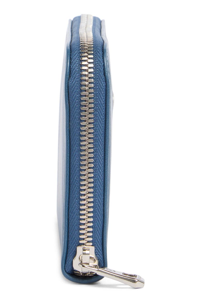 Le Pliage Center Zip Wallet, Alternate, color, PILOT BLUE