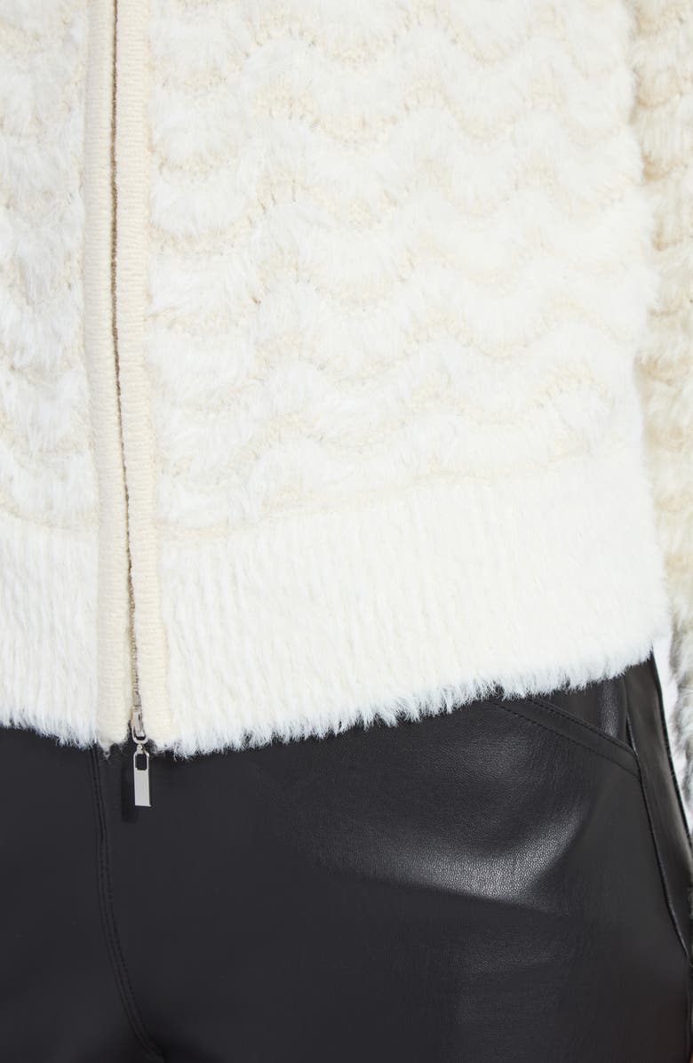 Lysse Ivanna Faux Fur Bomber Jacket, Alternate, color, Snow White