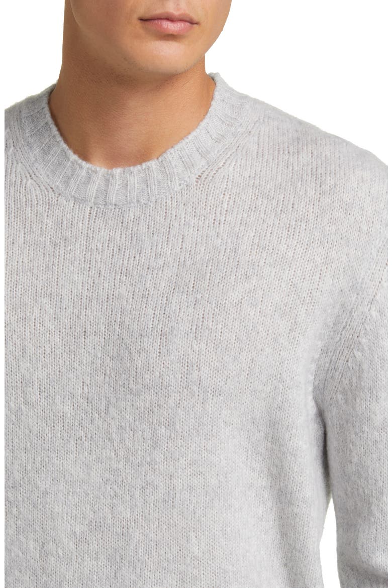 Lee 6598 Wool Blend Crewneck Sweater, Alternate, color, LIGHT GREY MELANGE