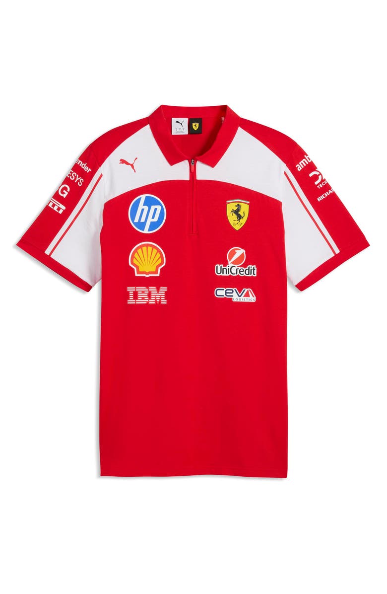 PUMA Scuderia Ferrari Replica Polo, Alternate, color, Puma Red