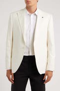 Jack Victor 250th Capsule Erie Off White Super 100s Wool Self Peak Lapel Dinner Jacket (Nordstrom Exclusive)
