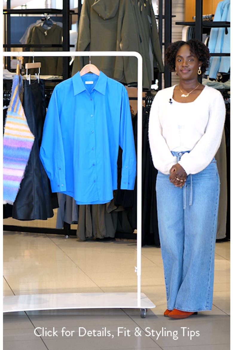 Cotton Poplin Button-Up Shirt video