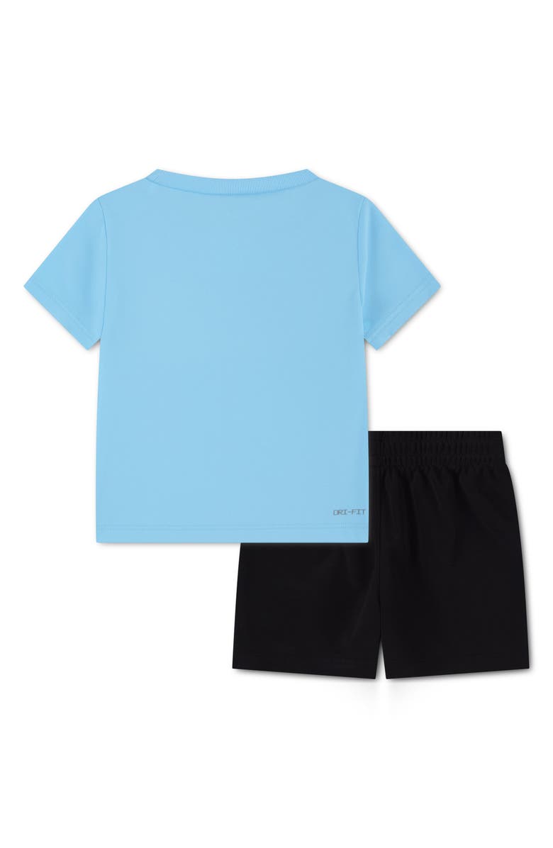 Nike Sportball Dri-FIT T-Shirt & Shorts Set, Alternate, color, Black/ Blue
