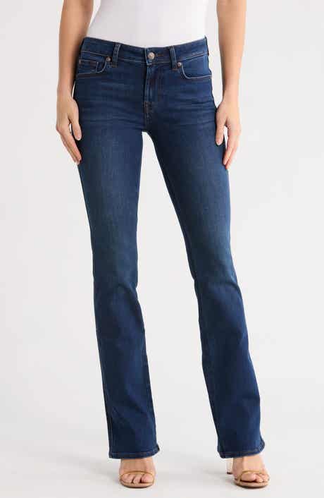 7 For All Mankind Kimmie Tailorless Mid Rise Bootcut Jeans
