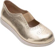 Forever & Always Shoes CHELLE Elastic Leather Flat