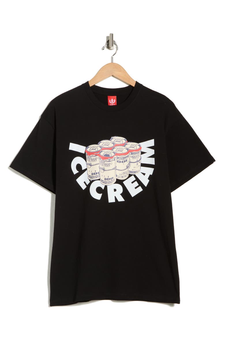 ICECREAM Six Pack Cotton Graphic T-Shirt, Alternate, color, Black