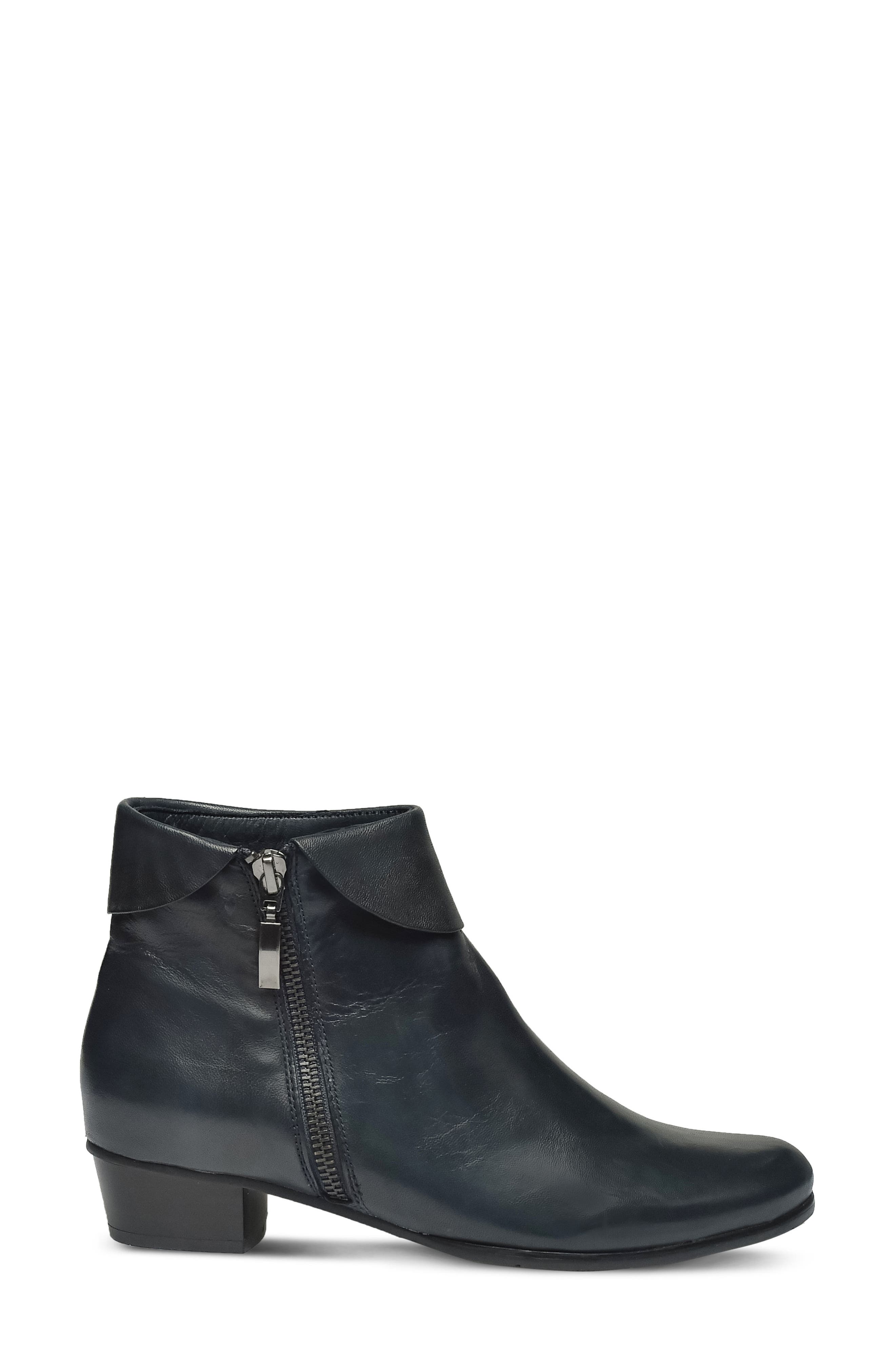 Stockholm Foldover Cuff Bootie, Alternate, color, NAVY