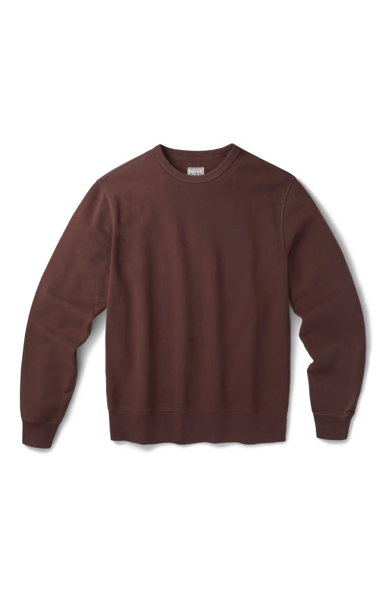 Aubin Vestry Crew Neck Sweatshirt, Alternate, color, Chocolate