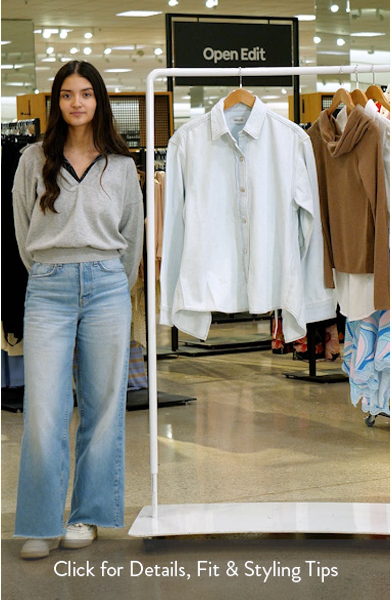 Theo Flutter Denim Shirt, sales video thumbnail