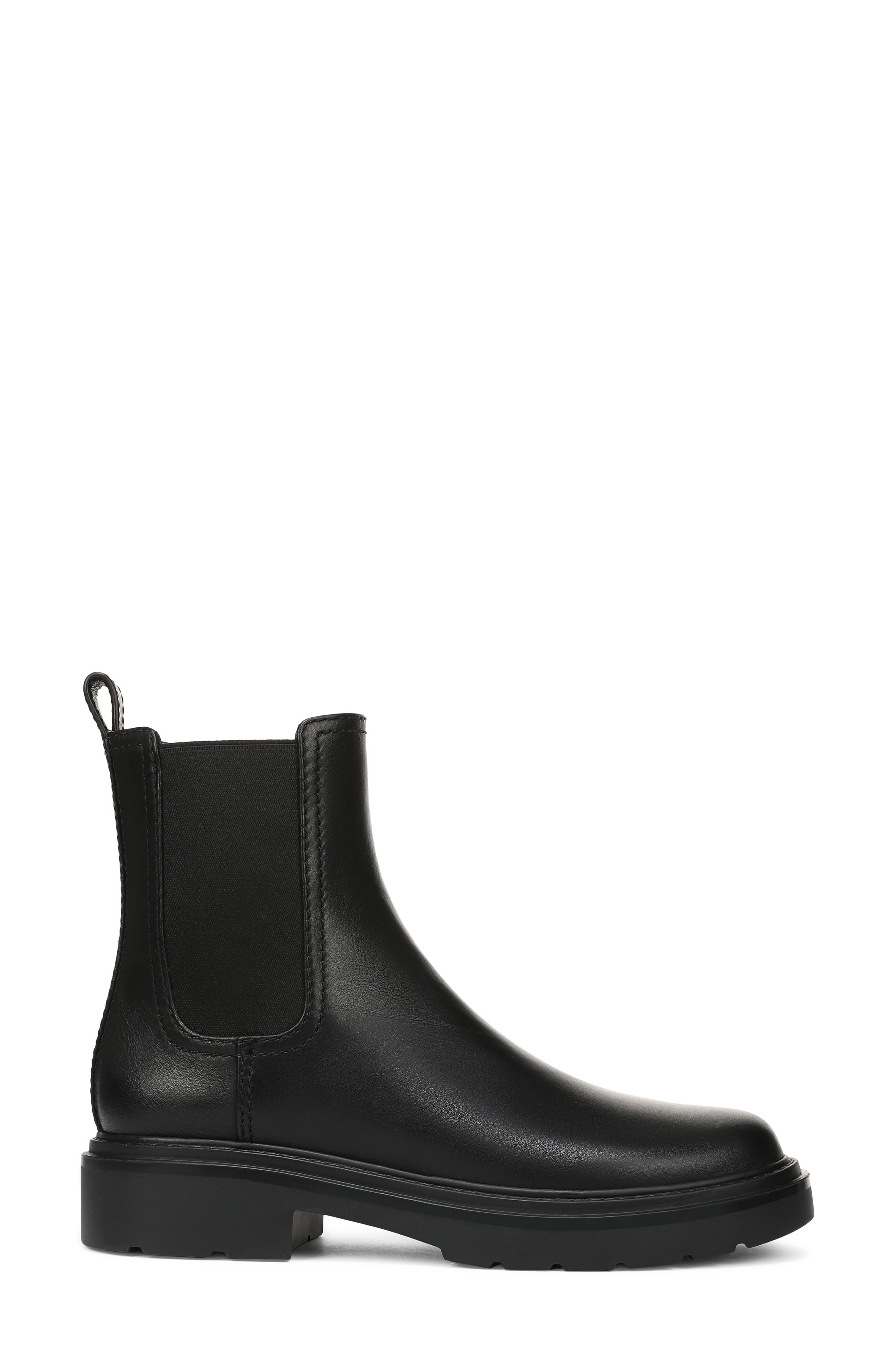 Pinecrest Platform Chelsea Boot, Alternate, color, BLACK LEATHER