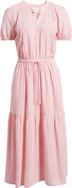 Caslon® Easy Linen Blend Midi Dress