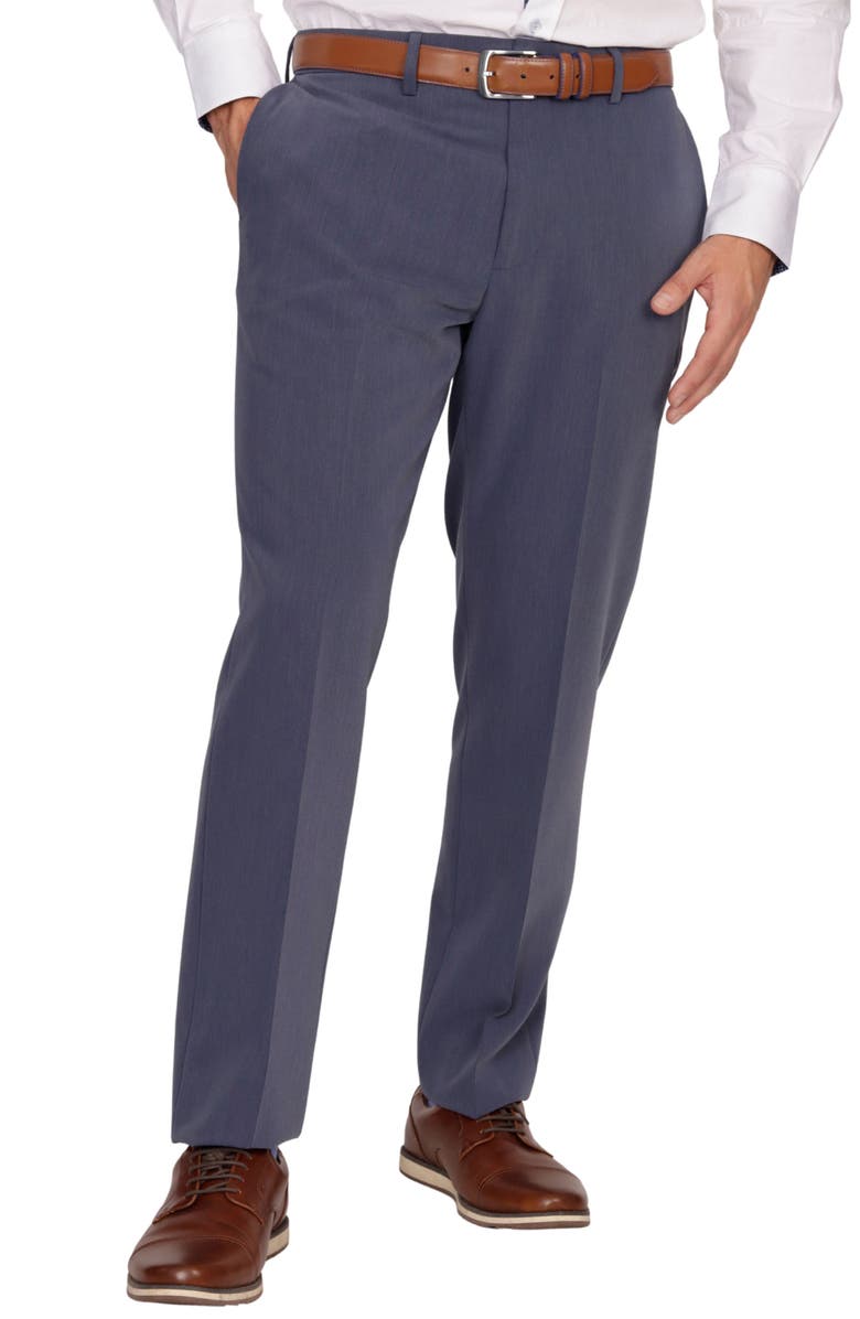 TailorByrd Classic Fit Flat Front Dress Pants, Main, color,