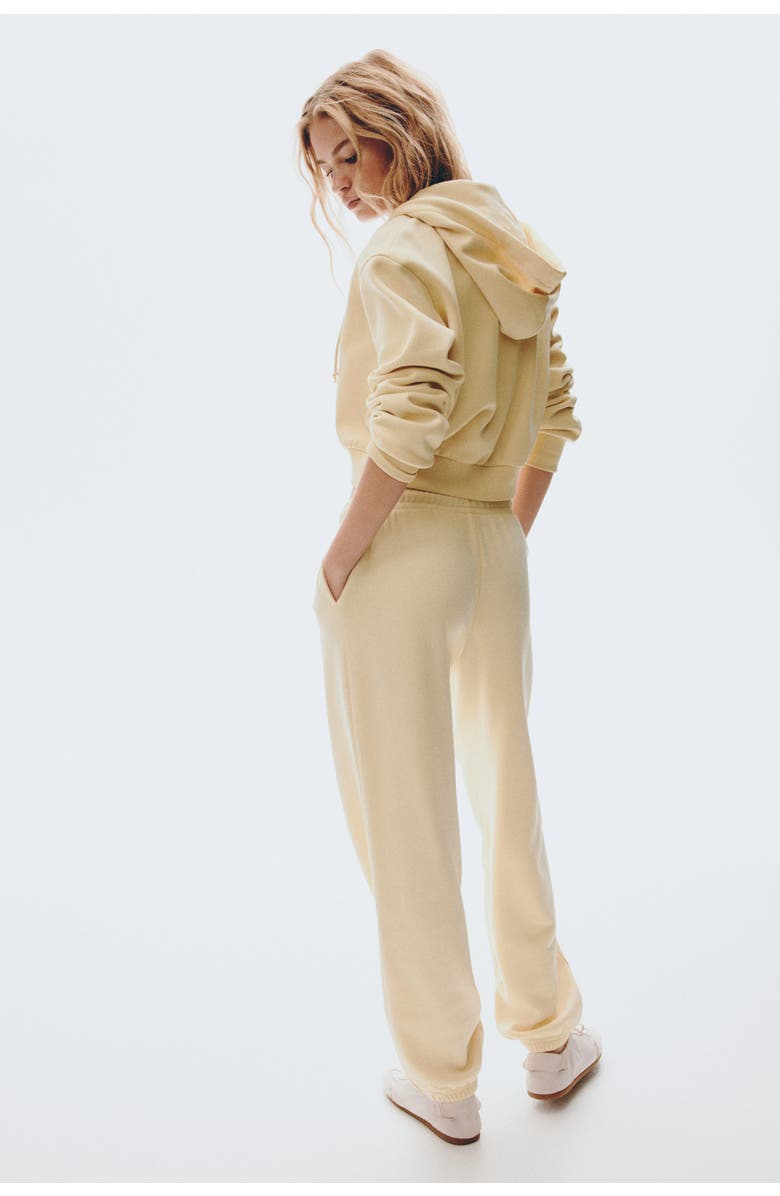 H&M Joggers, Alternate, color, Light Yellow