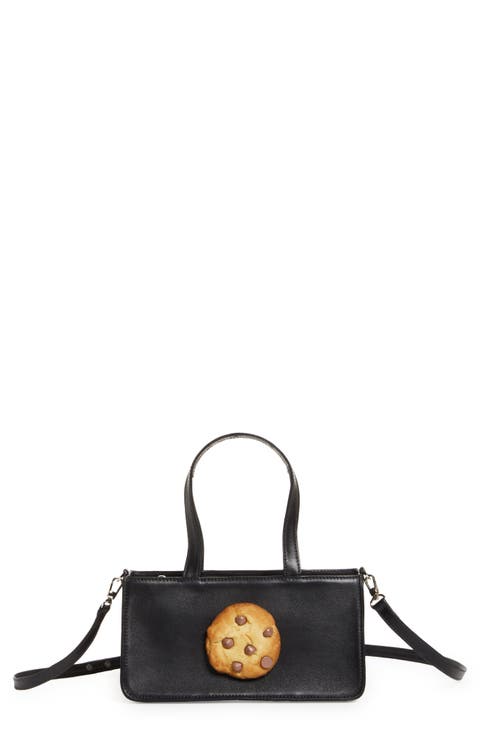 Cookie Leather Top Handle Bag