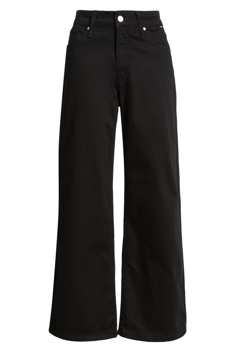Paloma Wide Leg Jeans, Alternate, color, BLACK FLEX BLUE