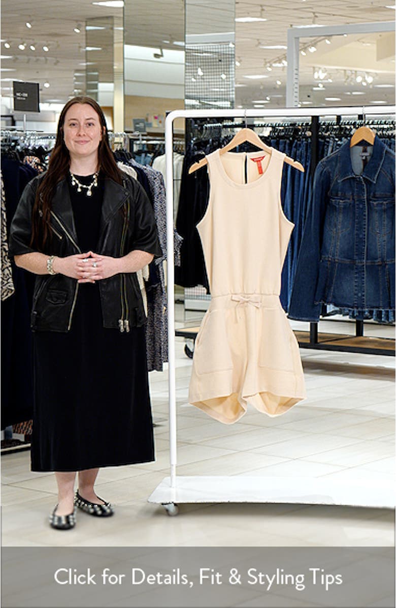 AirEssentials Rib UPF 50+ Romper, sales video thumbnail
