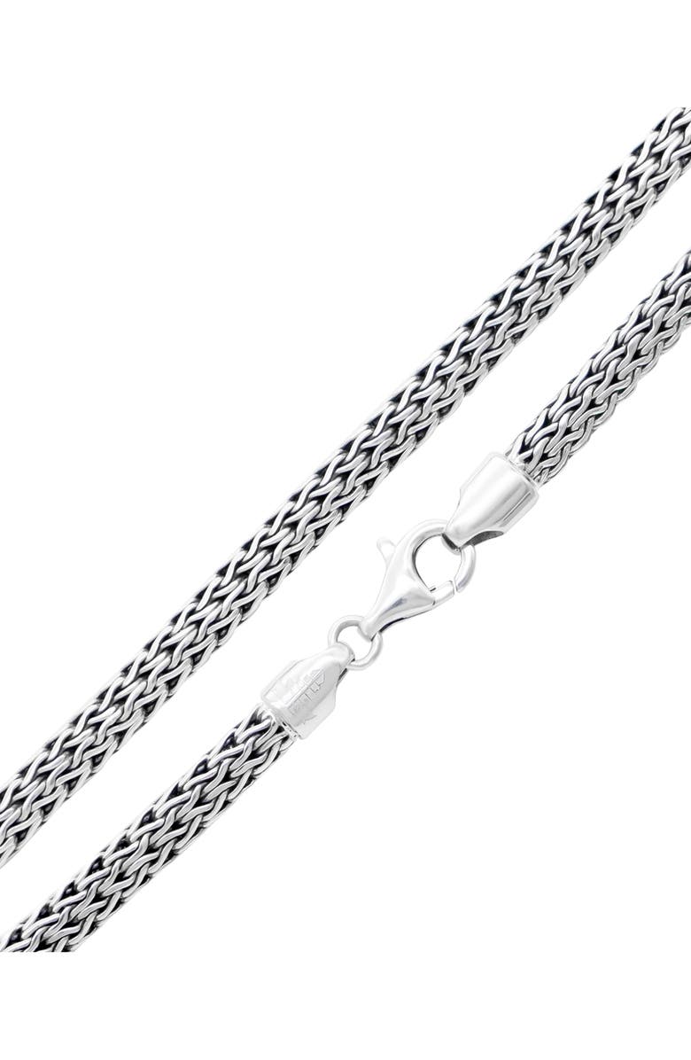 DEVATA Sterling Silver Chain Necklace, Alternate, color, Silver