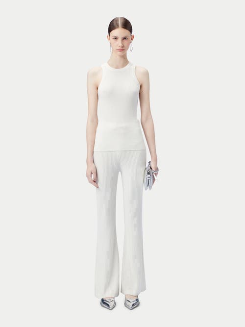 Gobi Mongolian Cashmere Cotton Silk Cashmere Tank Top In Whisper White