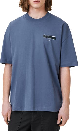 Redact Mock Neck Graphic T-Shirt