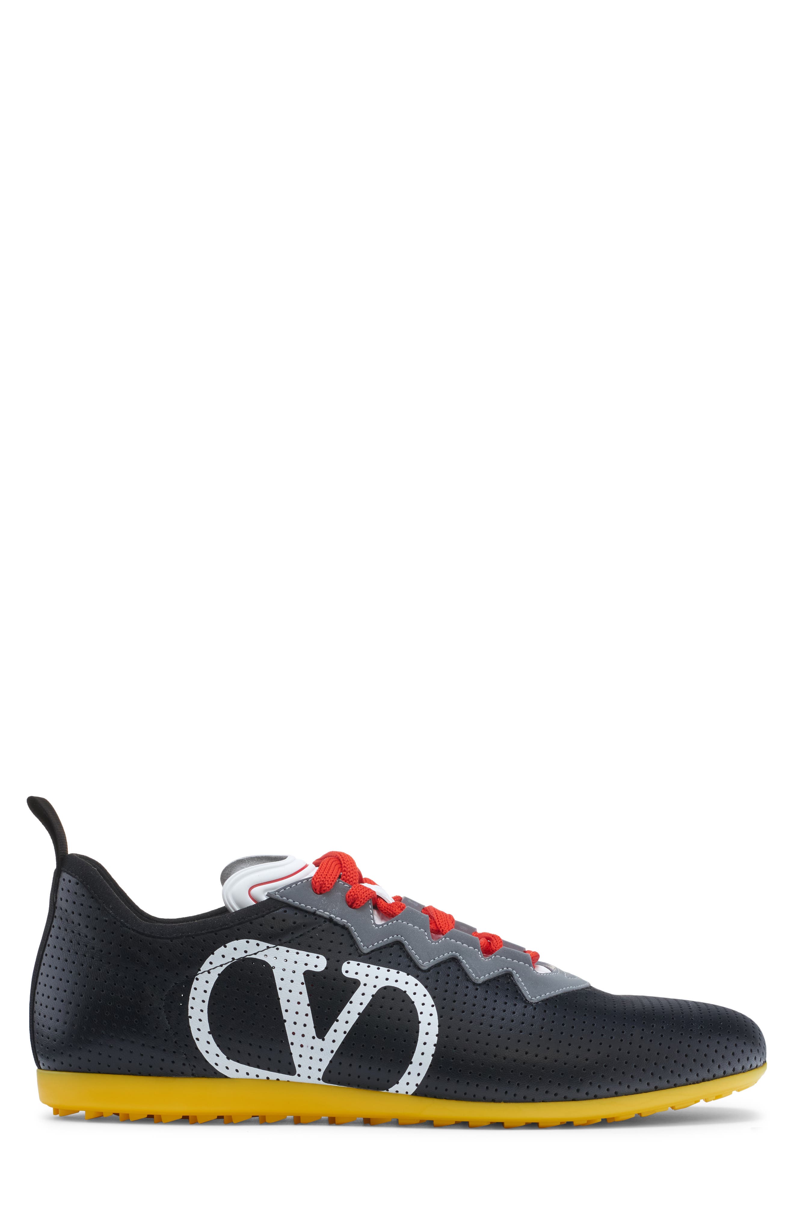 Valentino Garavani Chromation Perforated Sneaker, Alternate, color, 