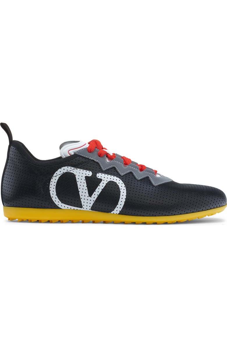 Valentino Garavani Chromation Perforated Sneaker, Alternate, color,