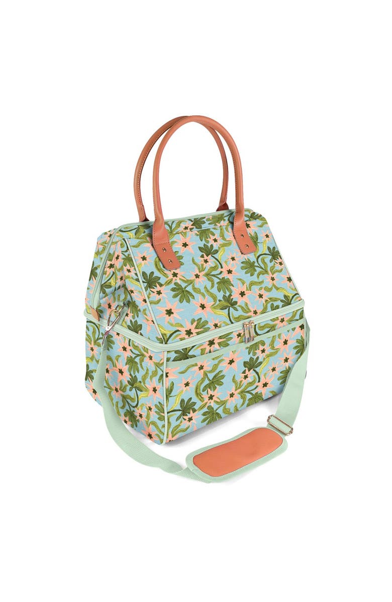 The Somewhere Co Cooler Bag, Main, color, Seaflower