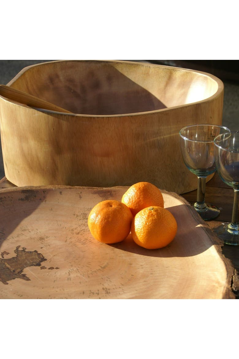 Kiln Mango Wood Bowl, Alternate, color, Mango