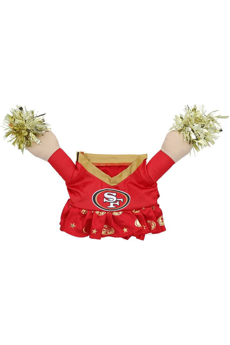 San Francisco 49ers Cheer Dog Costume, Alternate, color, Red