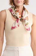 Vince Camuto Jungle Floral Square Scarf