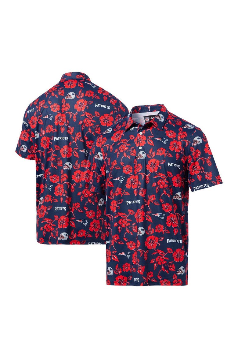 Men's Reyn Spooner Navy New England Patriots Pua Performance Polo, Main, color, Navy