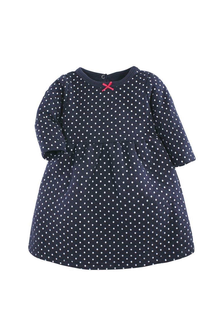 2Pk Quilted Long Sleeve Dress, Alternate, color, Pink and Navy Floral