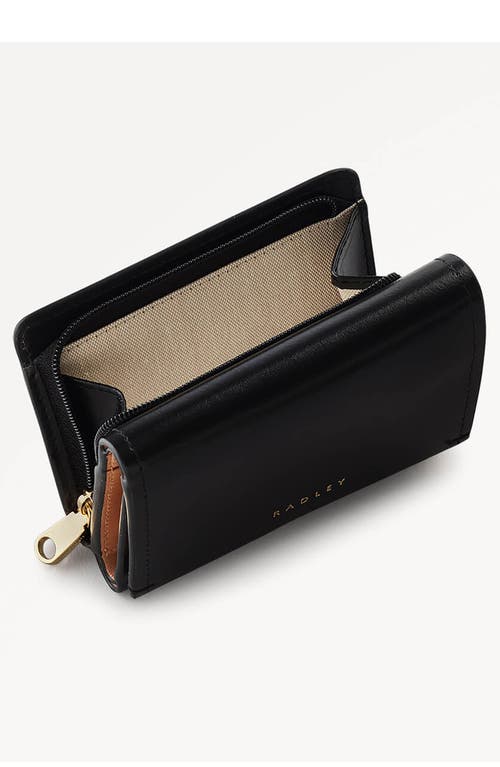 Radley Lexington Lane Trifold Leather Wallet In Black