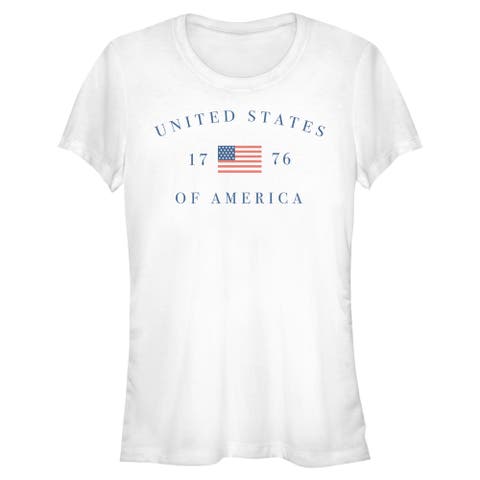 Juniors Lost Gods United States of America 1776 T Shirt