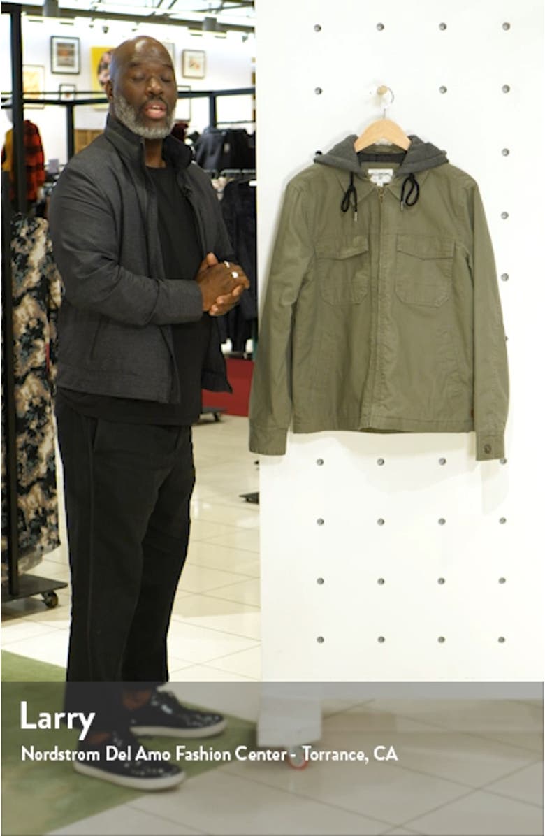 Barlow Hooded Twill Jacket, sales video thumbnail