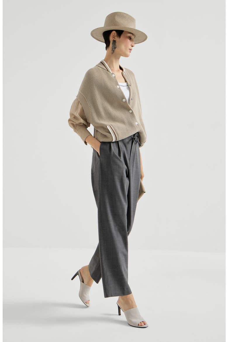 Tailored track trousers, Alternate, color, Medium Grey
