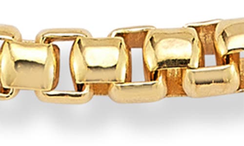 Yield Of Men Rounded Box Chain Bracelet In Gold