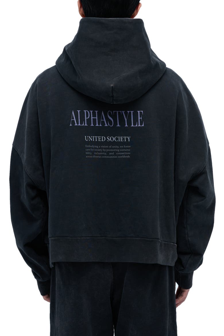 UNITED HOOD, Alternate, color, BLACK