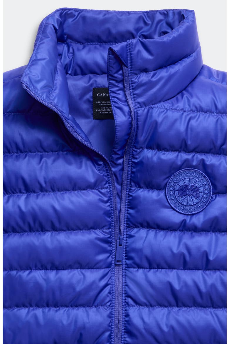 Aethera Quilted Ripstop 750 Fill Power Down Puffer Vest, Alternate, color, AZURITE BLUE