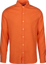 SWIMS Santorini Stretch Linen & Cotton Button-Up Shirt