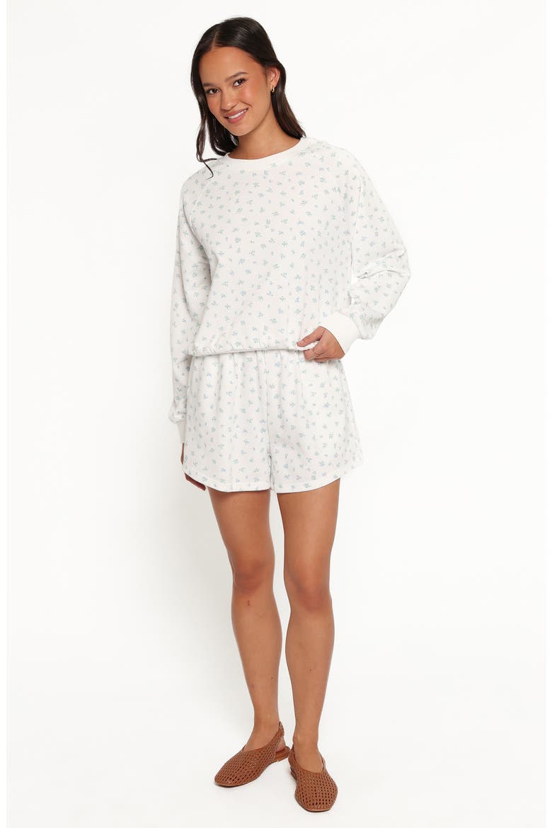Hazel Sweatshirt, Alternate, color, BLUE DITSY FLORAL