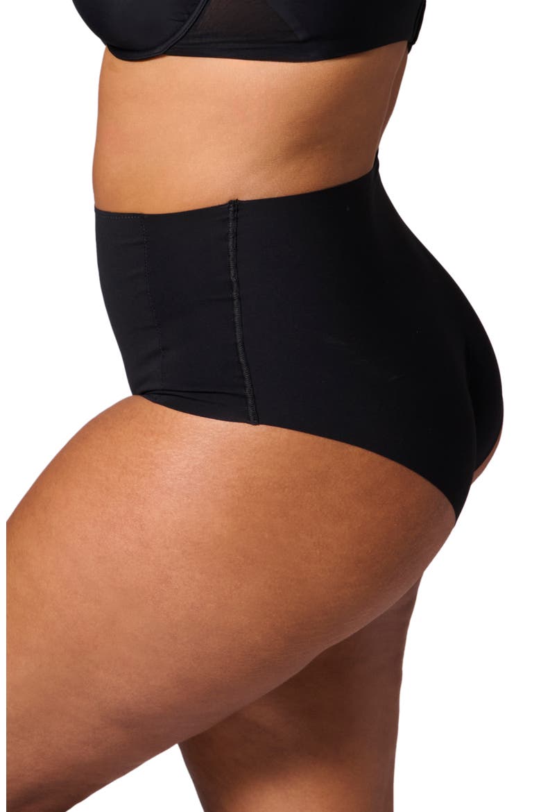 Story Control Briefs, Alternate, color, BLACK