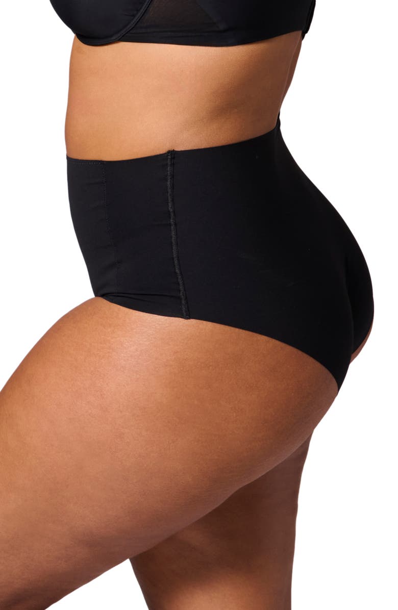 Simone Perele Story Control Briefs, Alternate, color, Black