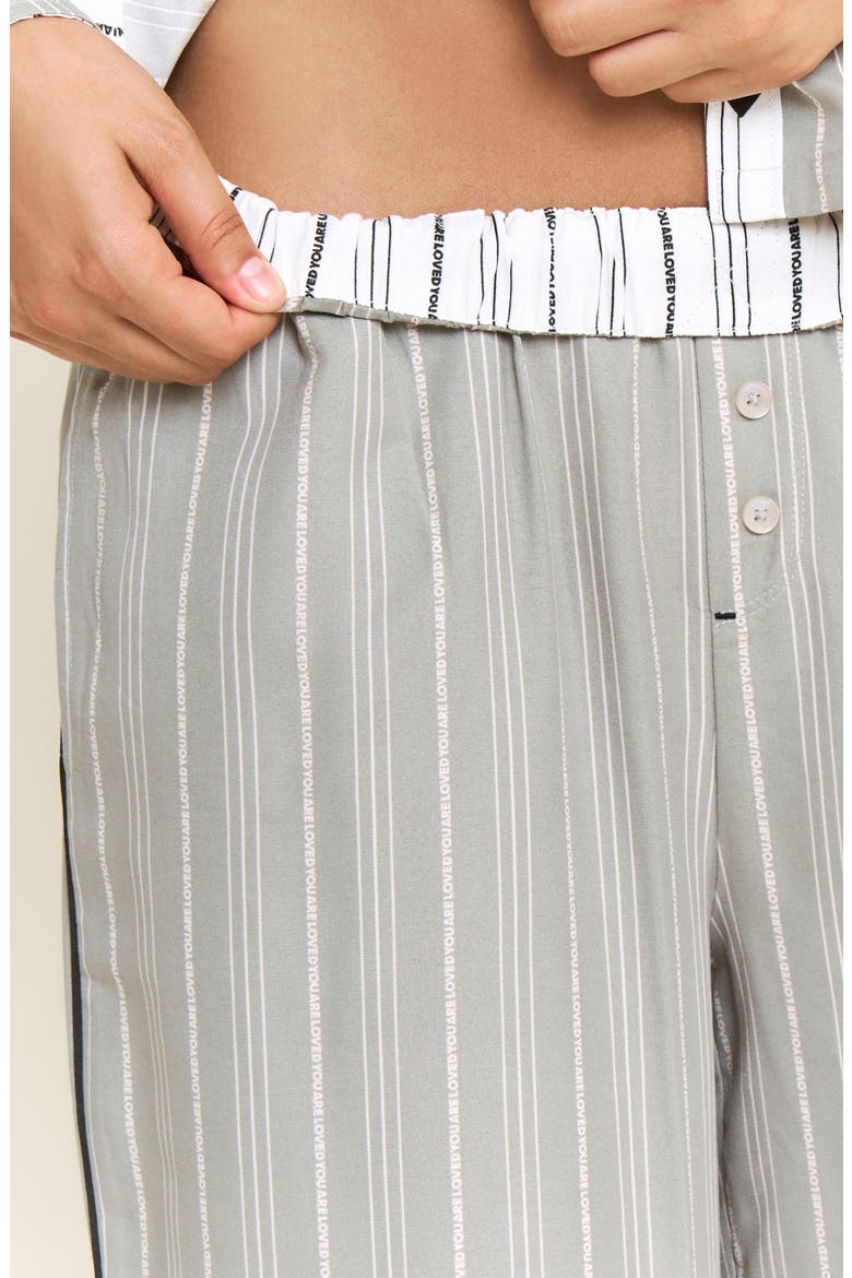 Nap Era Striped Pajama Pants, Alternate, color, SOFT OLIVE STRIPE