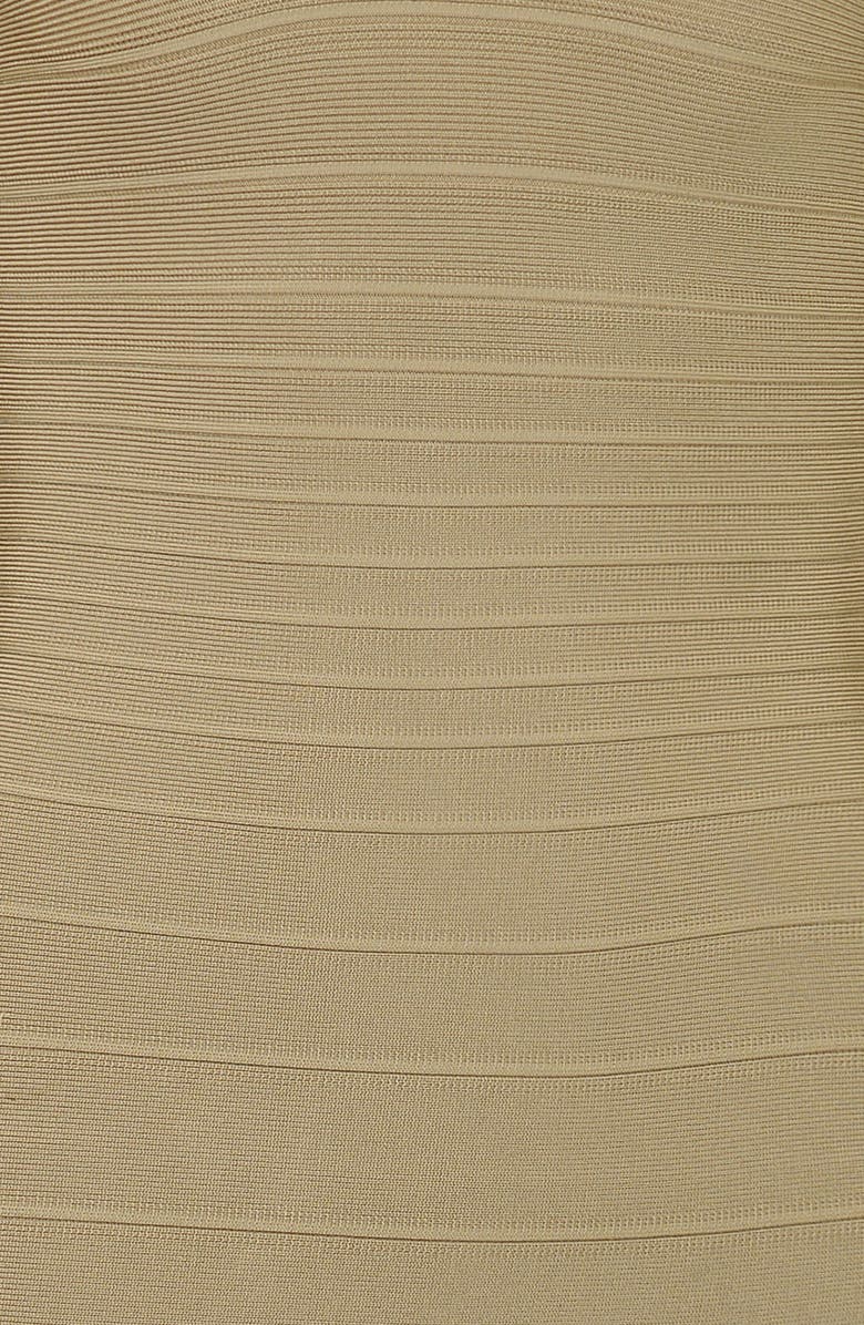 HOUSE OF CB The OG Long Sleeve Bandage Minidress, Alternate, color, Taupe